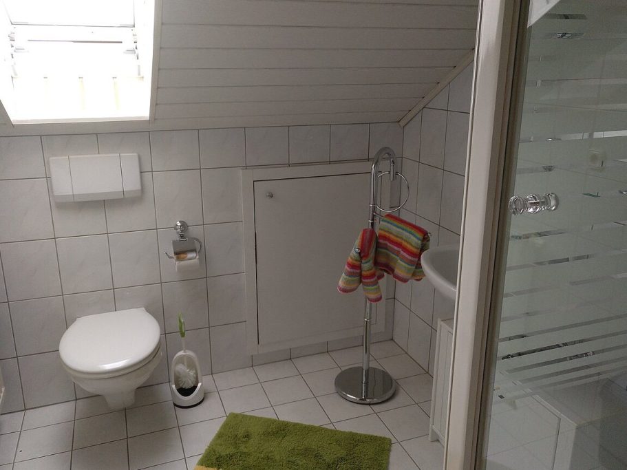 Bad mit Dusche und WC  Ferienwohnung in Veitshöchheim